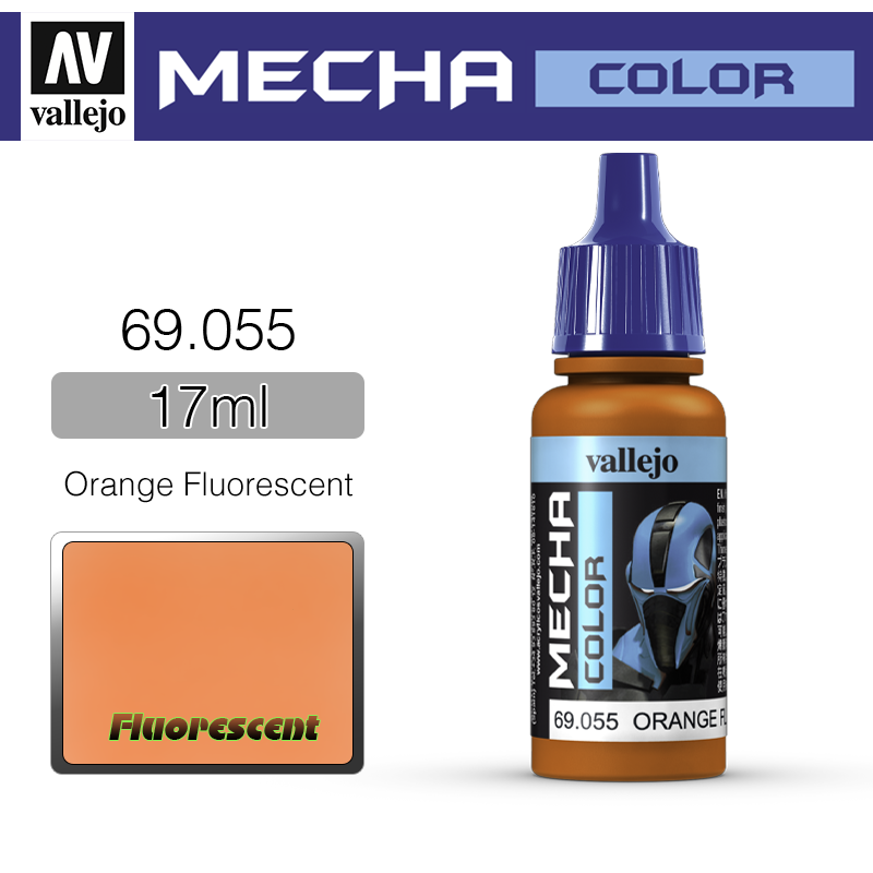 Vallejo Mecha Color _ 69055 _ Orange Fluorescent