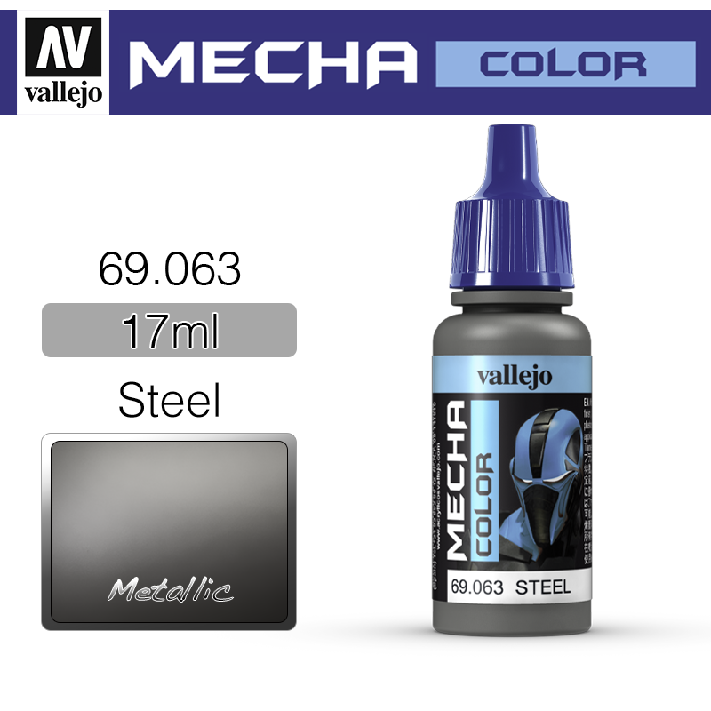 Vallejo Mecha Color _ 69063 _ Steel (Metallic)