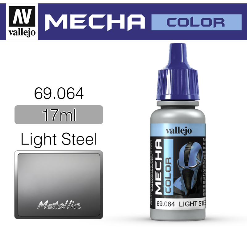Vallejo Mecha Color _ 69064 _ Light Steel (Metallic)