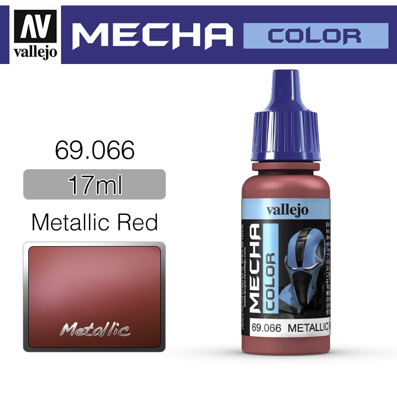 Vallejo Mecha Color _ 69066 _ Metallic Red (Metallic)