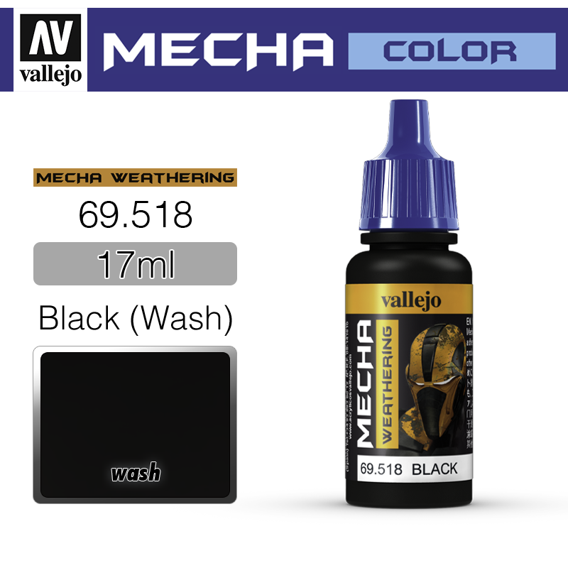Vallejo Mecha Color _ 69518 _ Wash _ Black Wash