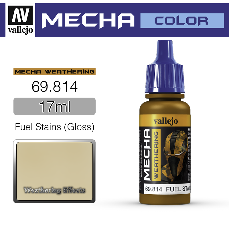 Vallejo Mecha Color _ 69814 _ Weathering _ Fuel Stains (Gloss)