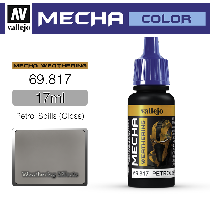 Vallejo Mecha Color _ 69817 _ Weathering _ Petrol Spills (Gloss)