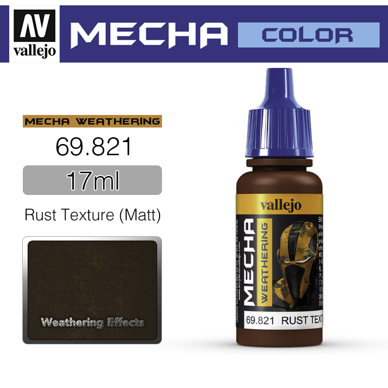 Vallejo Mecha Color _ 69821 _ Weathering _ Rust Texture (Matt)