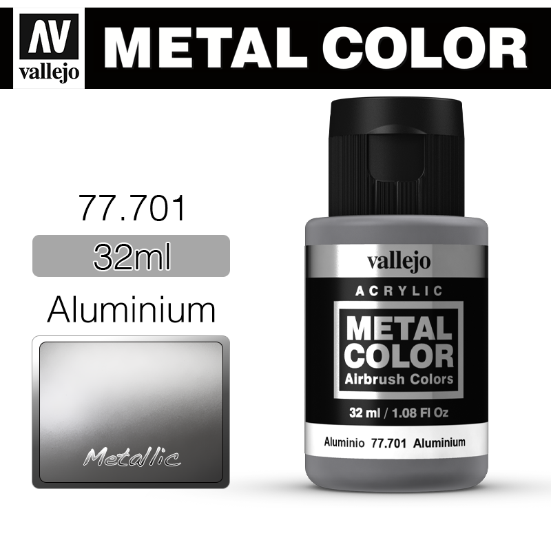 Vallejo Metal Color _ 77701 _ Aluminium (Metallic)