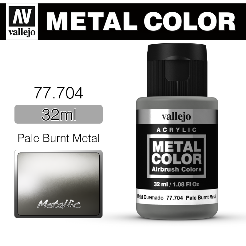 Vallejo Metal Color _ 77704 _ Pale Burnt Metal (Metallic)