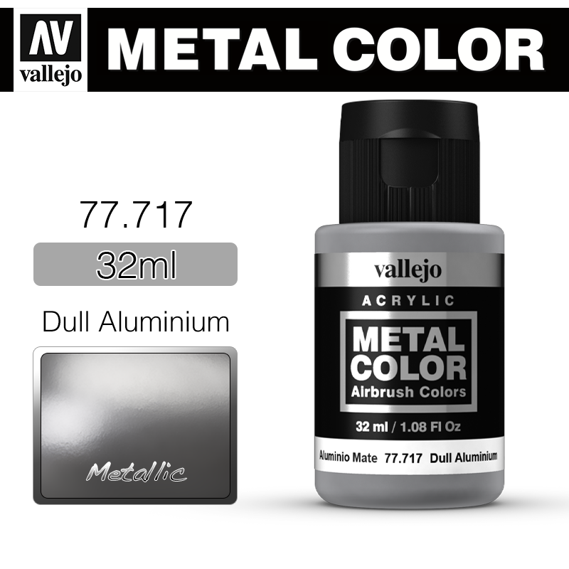 Vallejo Metal Color _ 77717 _ Dull Aluminium (Metallic)