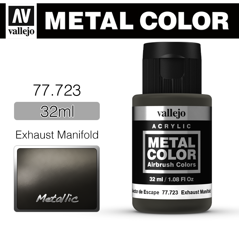 Vallejo Metal Color _ 77723 _ Exhaust Manifold (Metallic)