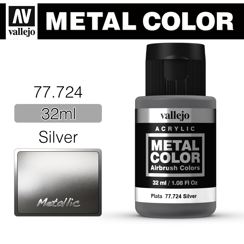 Vallejo Metal Color _ 77724 _ Silver (Metallic)