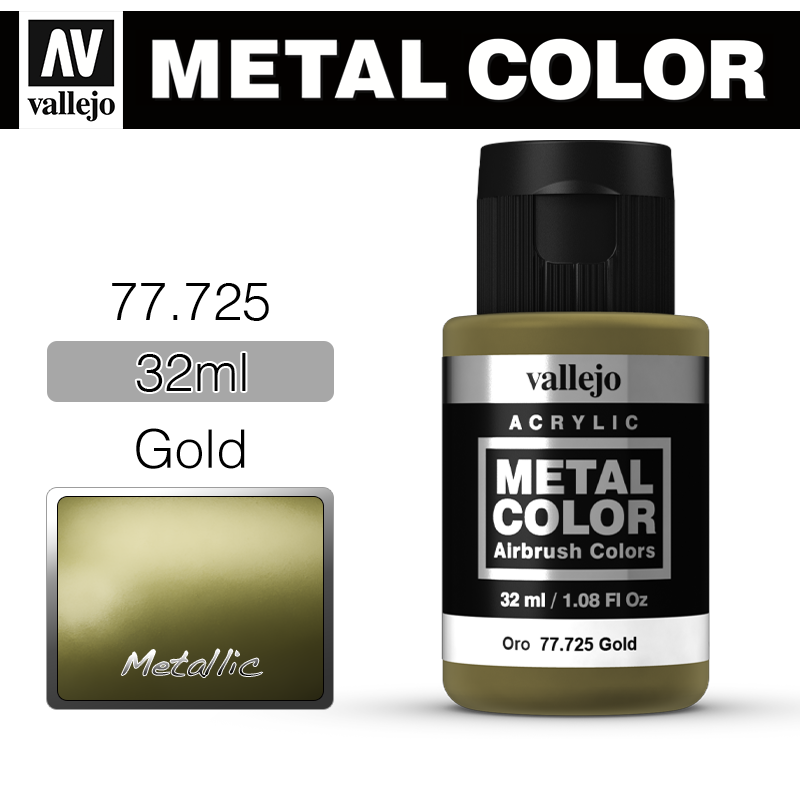 Vallejo Metal Color _ 77725 _ Gold (Metallic)