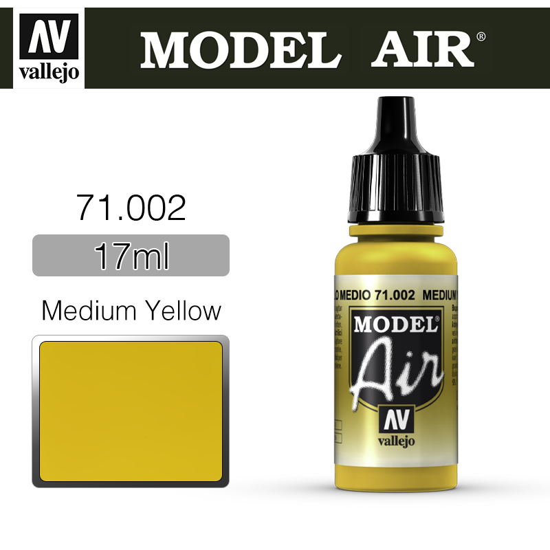 Vallejo Model Air _ 71002 _ Medium Yellow