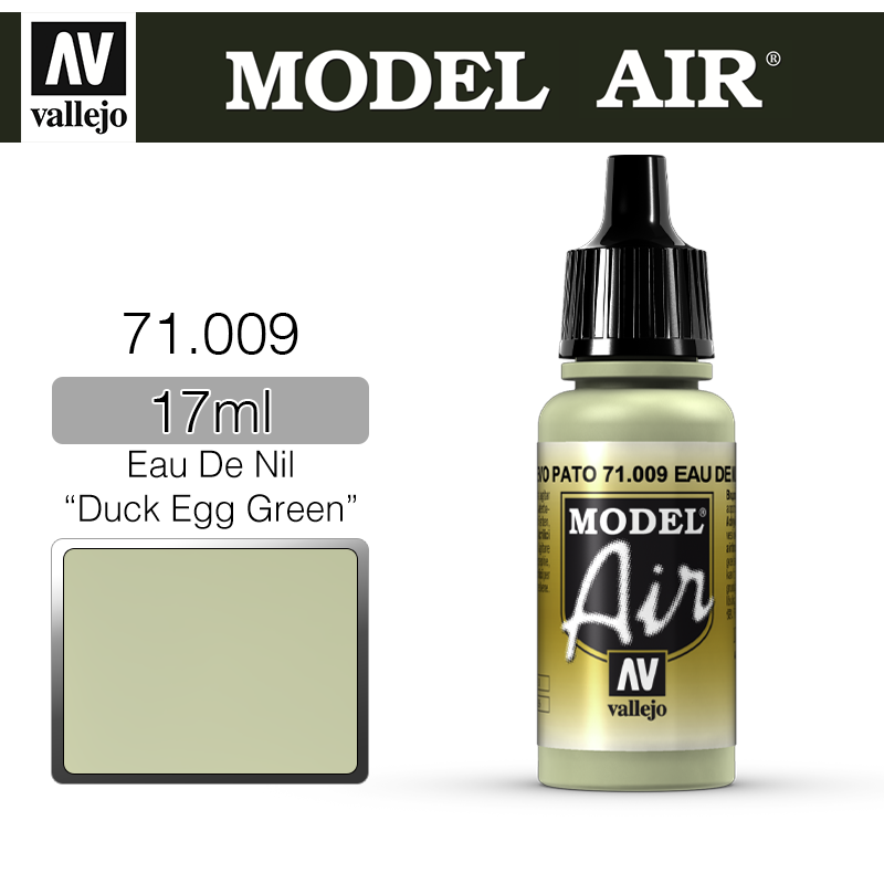 Vallejo Model Air _ 71009 _ Eau De Nil "Duck Egg Green"