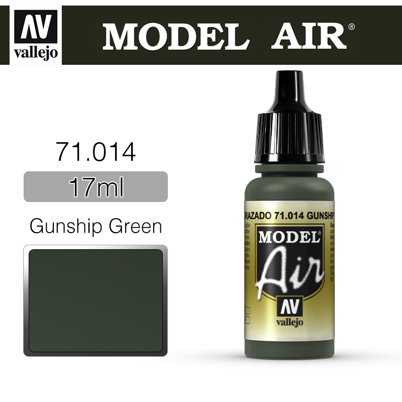 Vallejo Model Air _ 71014 _ Gunship Green