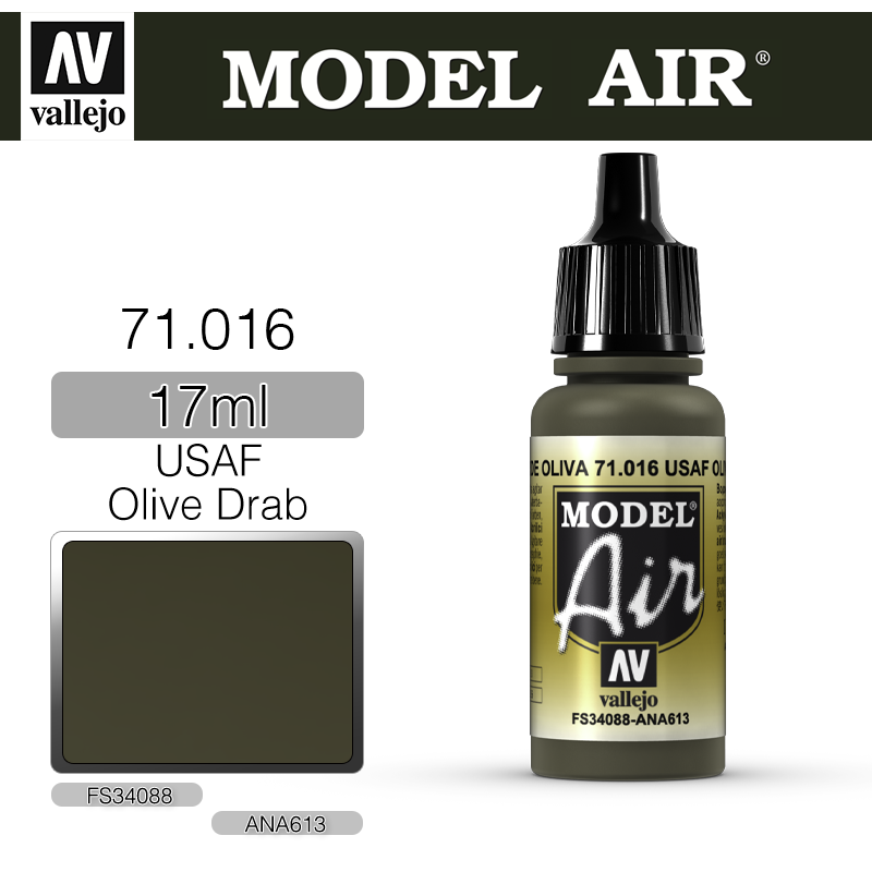 Vallejo Model Air _ 71016 _ USAF Olive Drab