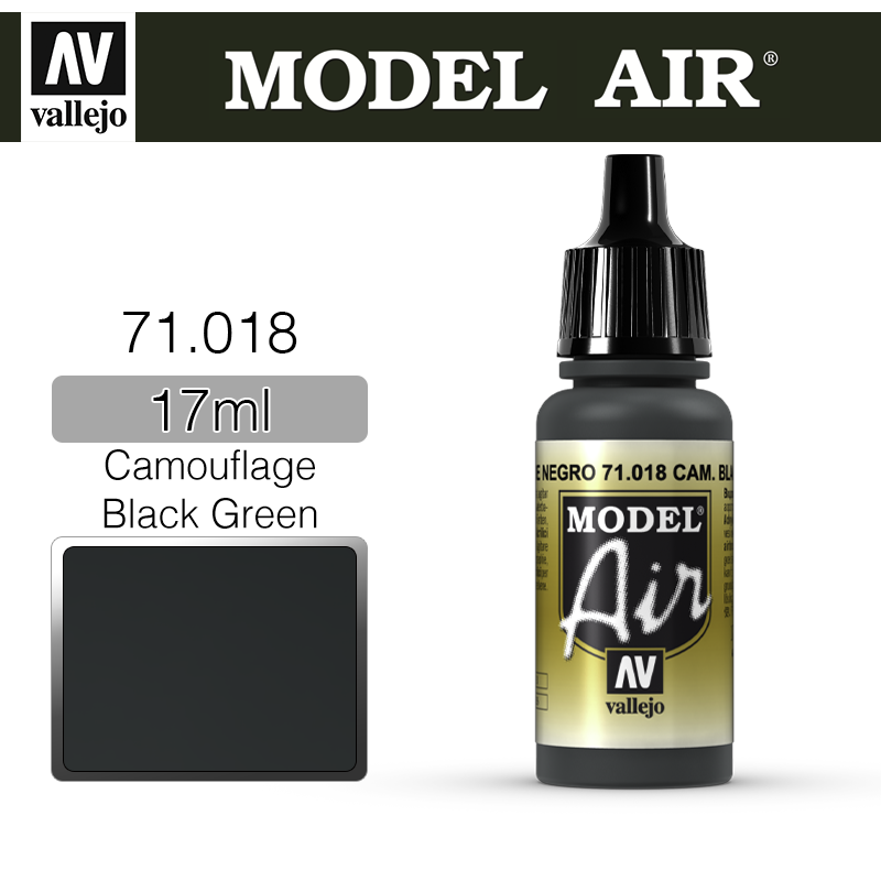 Vallejo Model Air _ 71018 _ Camouflage Black Green