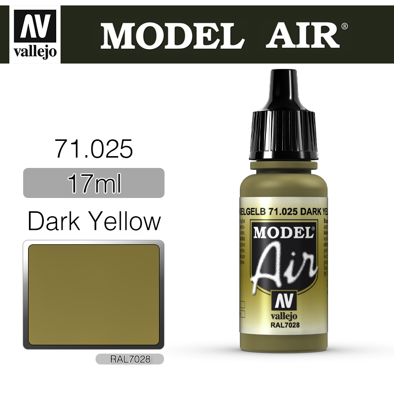 Vallejo Model Air _ 71025 _ Dark Yellow