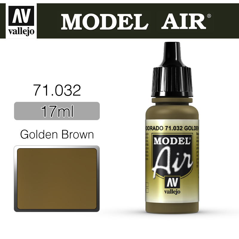 Vallejo Model Air _ 71032 _ Golden Brown