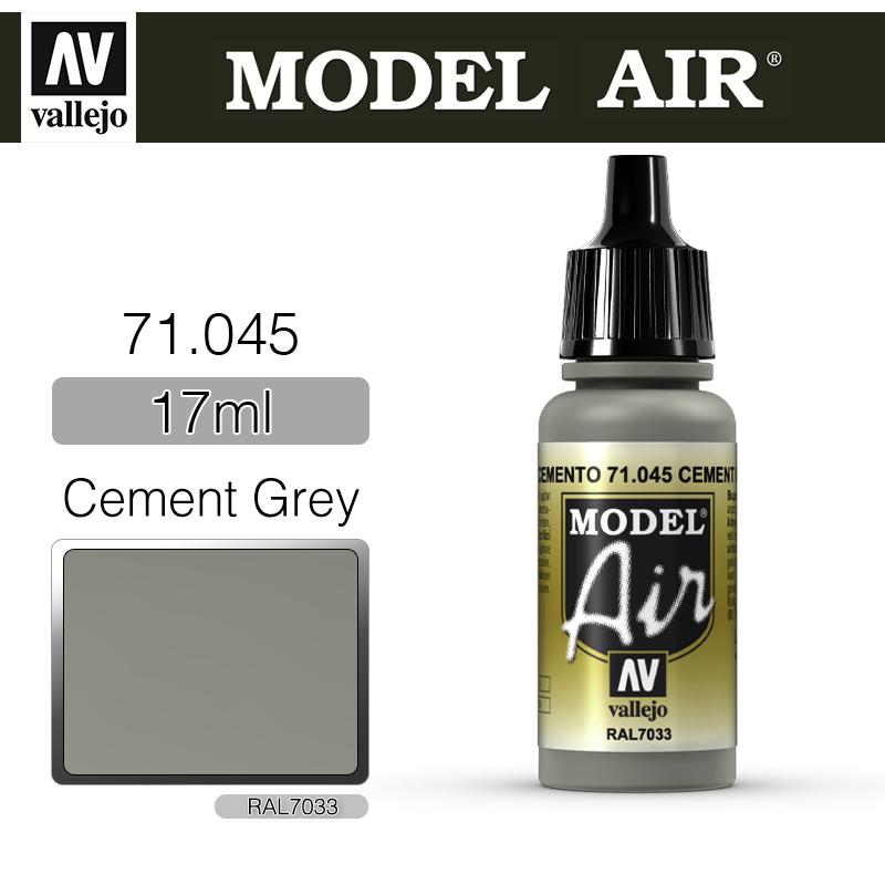 Vallejo Model Air _ 71045 _ Cement Grey