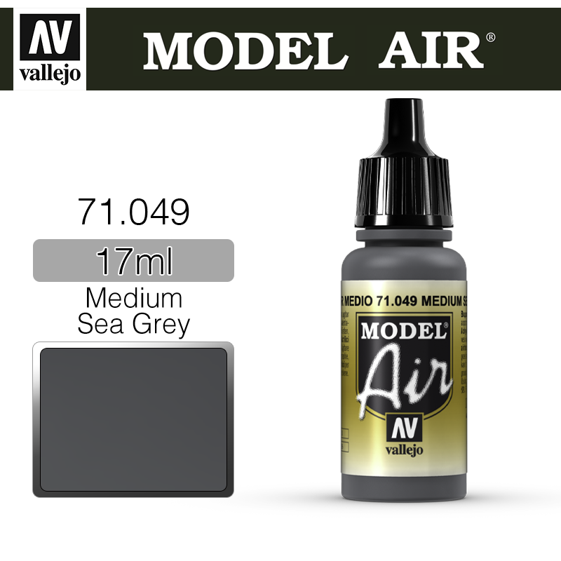 Vallejo Model Air _ 71049 _ Medium Sea Grey