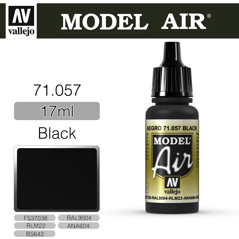 Vallejo Model Air _ 71057 _ Black