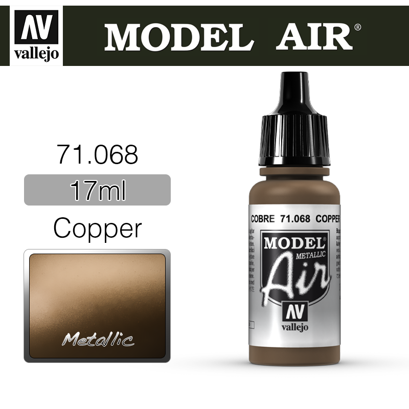 Vallejo Model Air _ 71068 _ Copper (Metallic)