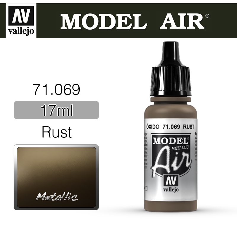 Vallejo Model Air _ 71069 _ Rust (Metallic)