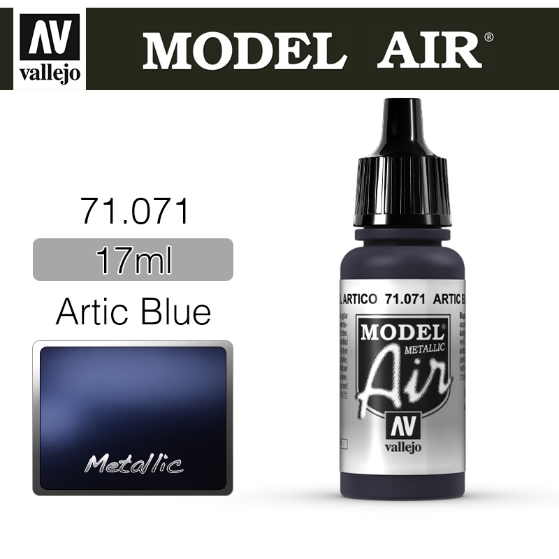 Vallejo Model Air _ 71071 _ Artic Blue (Metallic)