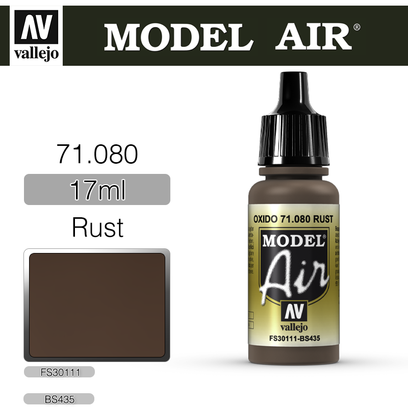 Vallejo Model Air _ 71080 _ Rust