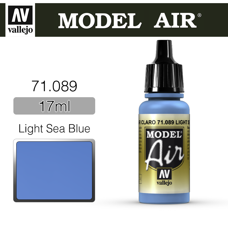 Vallejo Model Air _ 71089 _ Light Sea Blue