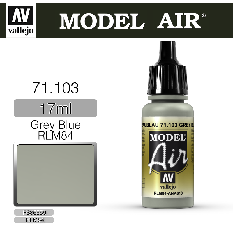 Vallejo Model Air _ 71103 _ Grey Blue RLM84