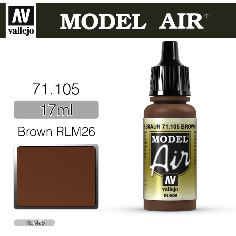 Vallejo Model Air _ 71105 _ Brown RLM26