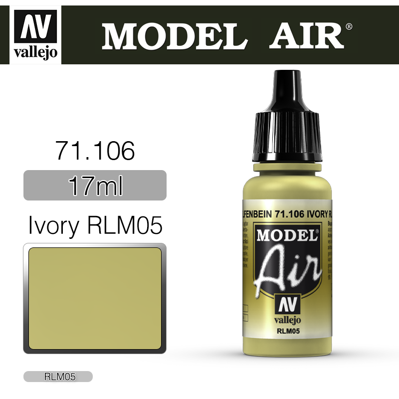 Vallejo Model Air _ 71106 _ Ivory RLM05