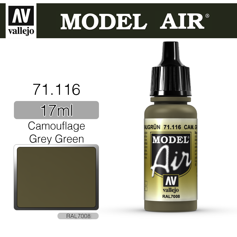 Vallejo Model Air _ 71116 _ Camouflage Grey Green