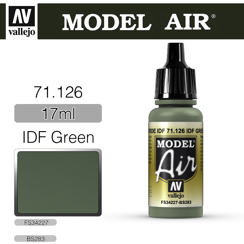 Vallejo Model Air _ 71126 _ IDF Green