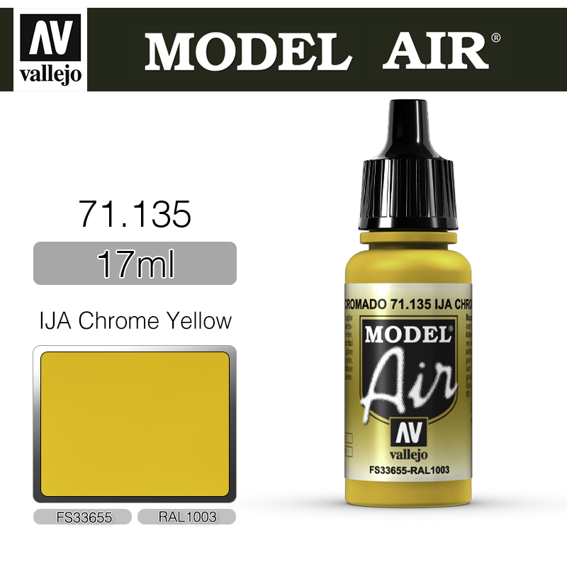 Vallejo Model Air _ 71135 _ IJA Chrome Yellow