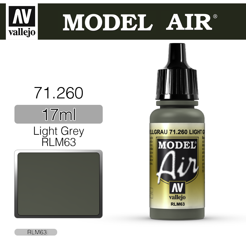 Vallejo Model Air _ 71260 _ Light Grey RLM63