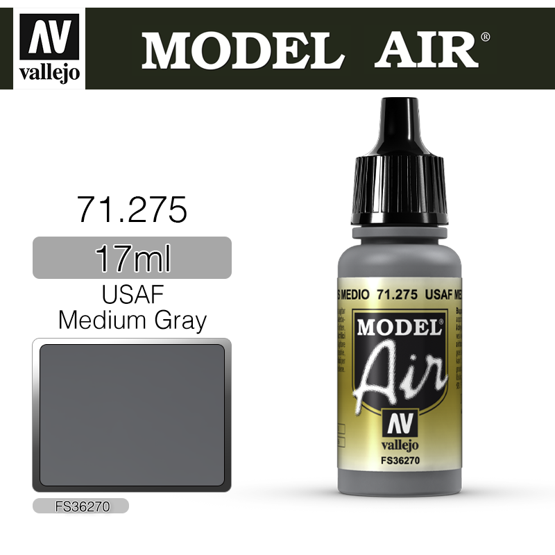 Vallejo Model Air _ 71275 _ USAF Medium Gray
