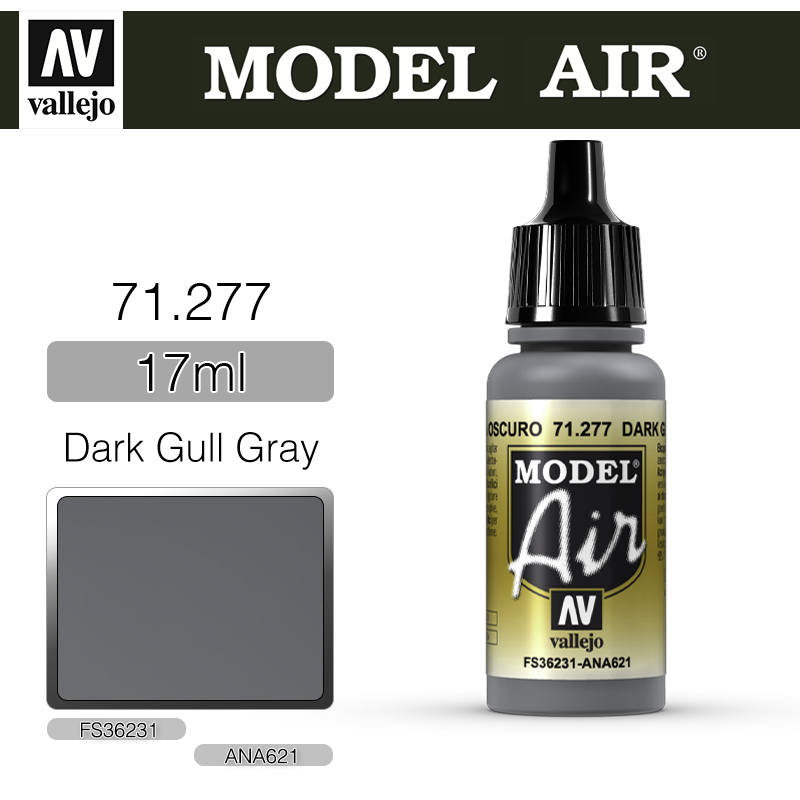 Vallejo Model Air _ 71277 _ Dark Gull Gray
