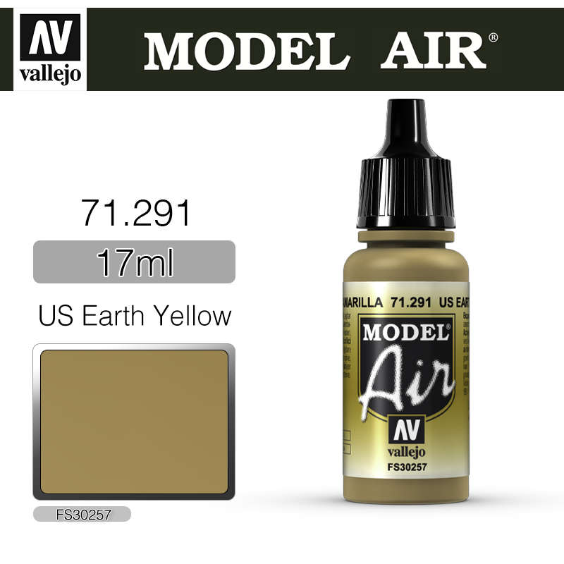 Vallejo Model Air _ 71291 _ US Earth Yellow