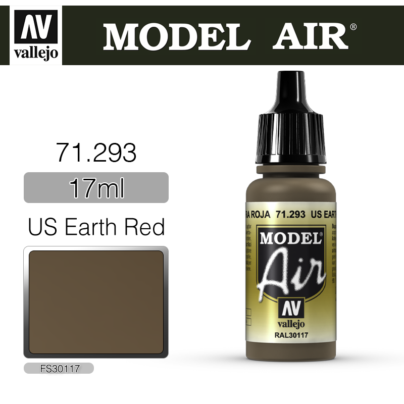 Vallejo Model Air _ 71293 _ US Earth Red