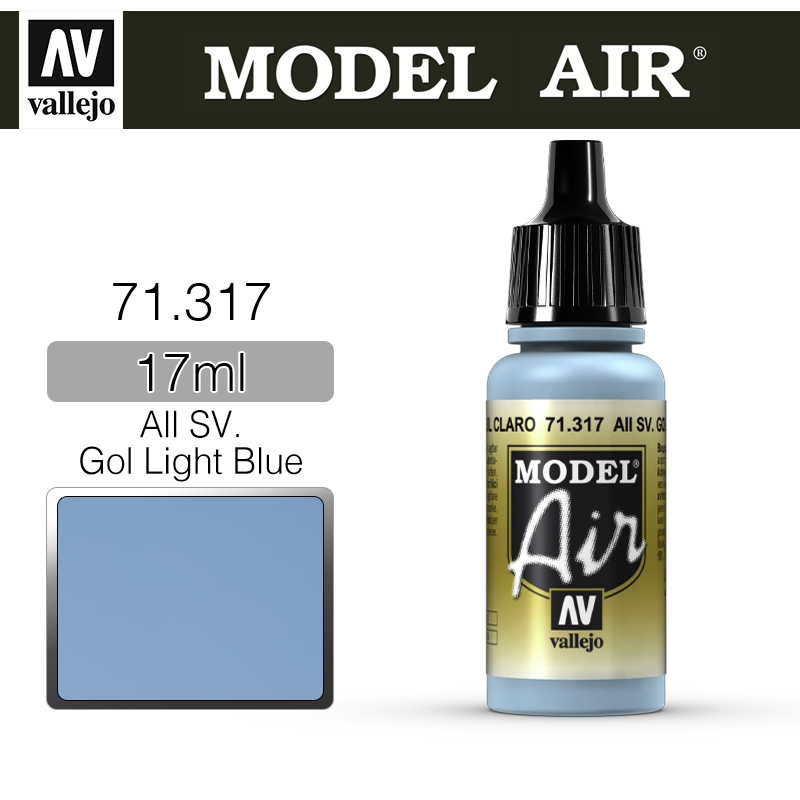 Vallejo Model Air _ 71317 _ All SV. Gol Light Blue