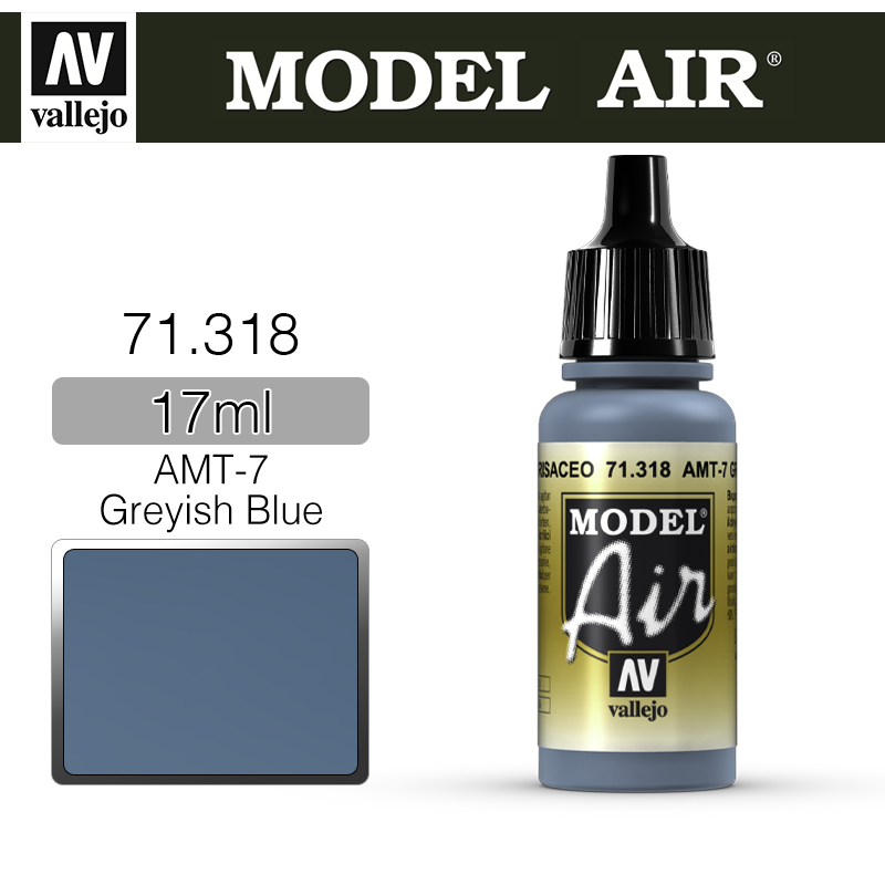 Vallejo Model Air _ 71318 _ AMT-7 Greyish Blue