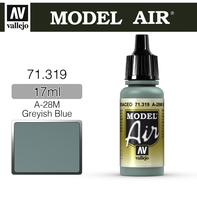 Vallejo Model Air _ 71319 _ A-28M Greyish Blue
