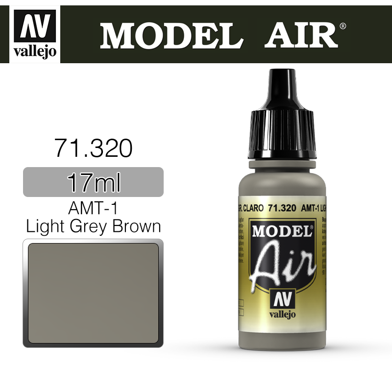 Vallejo Model Air _ 71320 _ AMT-1 Light Grey Brown