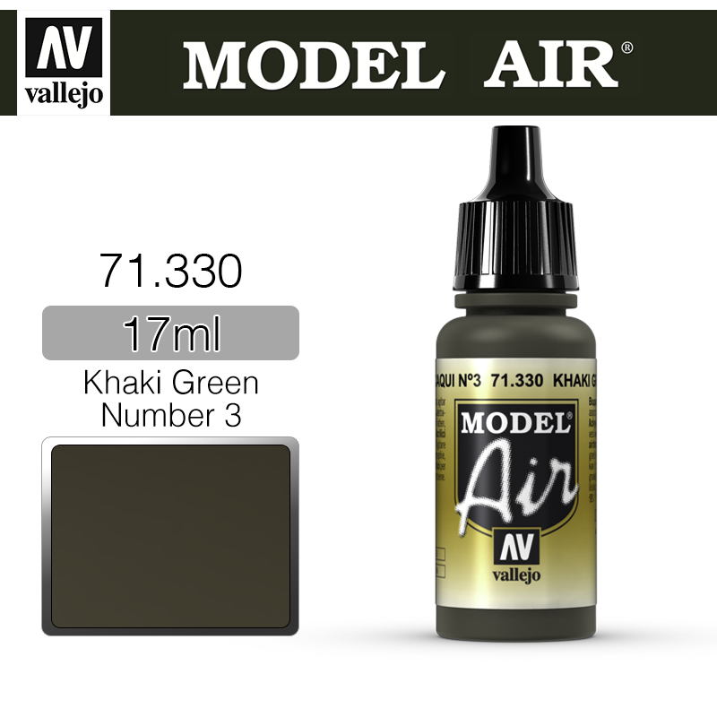 Vallejo Model Air _ 71330 _ Khaki Green Number 3