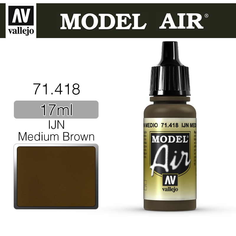 Vallejo Model Air _ 71418 _ IJN Medium Brown