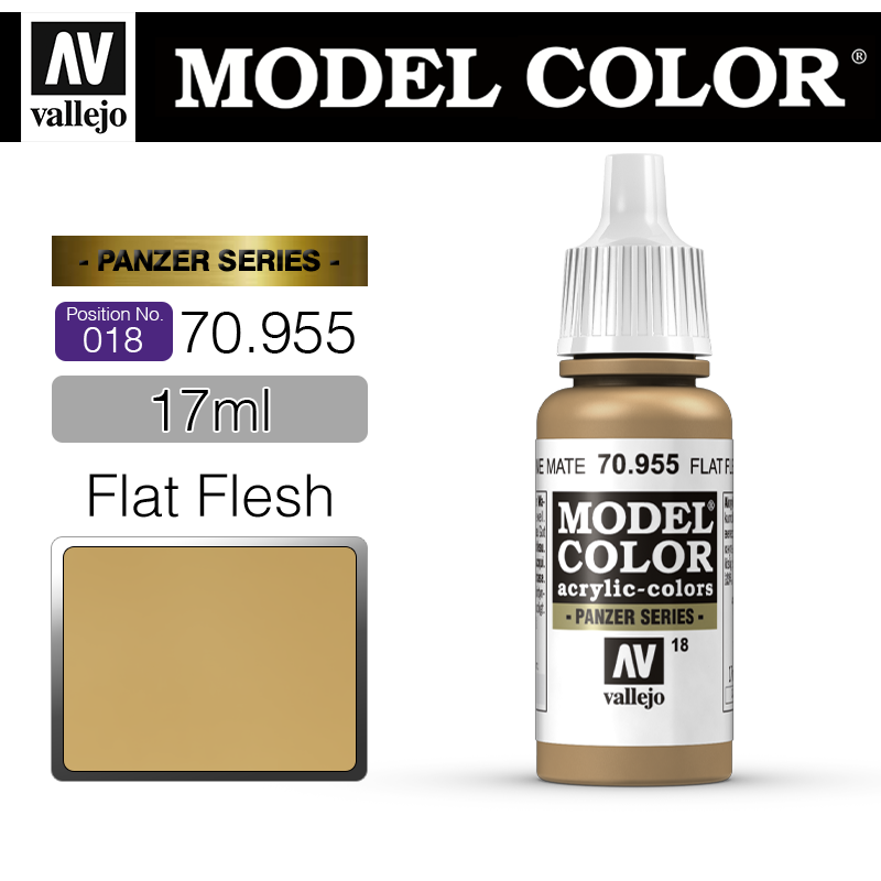 Vallejo Model Color_ [018] 70955 _ Flat Flesh(*단종)