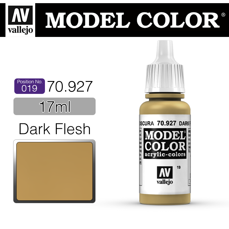 Vallejo Model Color_ [019] 70927 _ Dark Flesh(*단종)