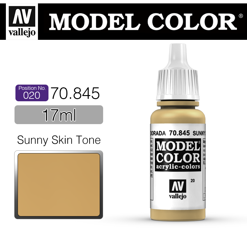Vallejo Model Color_ [020] 70845 _ Sunny Skin Tone(*단종)