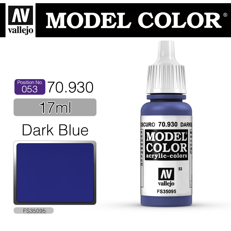Vallejo Model Color_ [053] 70930 _ Dark Blue(*단종)